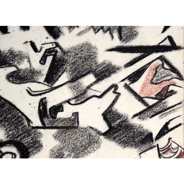1950s 950 Mid Century Modern East Bay III Abstracted Landscape by Erle Loran For Sale - Image 5 of 5