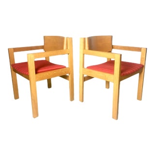 Large Harvey Probber Cushioned Armchairs For Sale