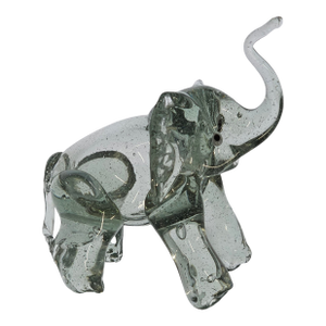 Barovier & Toso Murano Hand Blown Venetian Glass Elephant Figurine – Italian Art Glass Sculpture