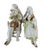 Rococo Rare Antique 1879–1886 Unger Schneider & Cie Gräfenthal Hand-Painted Porcelain Figurines – Pair For Sale - Image 3 of 12