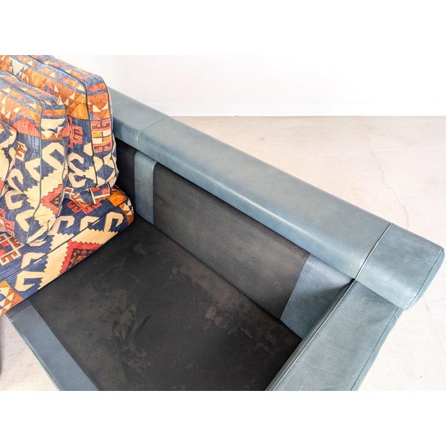 Sofa and Ottoman by Giorgio Soressi, 1990s, Set of 2 For Sale - Image 10 of 15