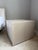 Wood Dado B&b Italia Contemporary Bedside Table in White Gloss With Tan Satin Trim For Sale - Image 7 of 8