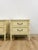 Hollywood Regency Vintage Henry Link Bali Hai Coastal Hollywood Regency Cream Nightstands, 2 Pieces, Attributed For Sale - Image 3 of 13