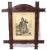 Antique American Victorian Folk Art Hand Carved Mahogany Picture Frame For Sale - Image 13 of 13