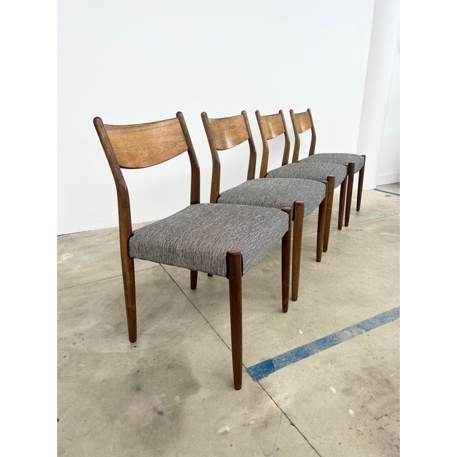 1960s Teak Chairs by Cees Braakman for Pastoe 1960, Set of 4 For Sale - Image 5 of 14