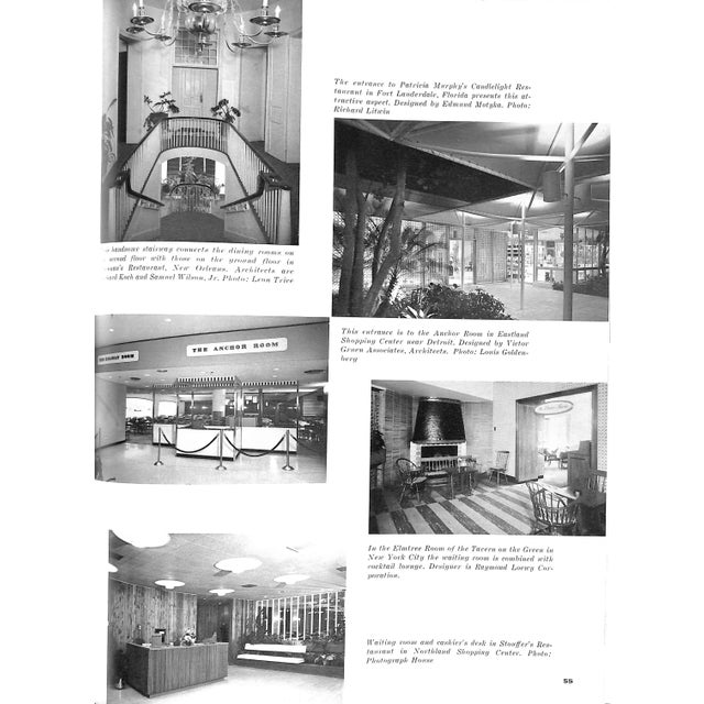 "Interiors Book of Restaurants" 1960 Atkin, William Wilson & Adler, Joan For Sale - Image 12 of 12