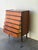 1960s Danish Mid Century Modern Teak Tallboy Dresser Chest of Drawers Scandinavian Vintage For Sale - Image 4 of 10