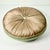 1960s Mid-Century Hollywood Regency Boho Chic Round Silk Pleated Button Decorative Pillow. For Sale - Image 6 of 13