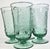 Contemporary Green Christmas Tree Glasses- Set of Four For Sale - Image 3 of 8