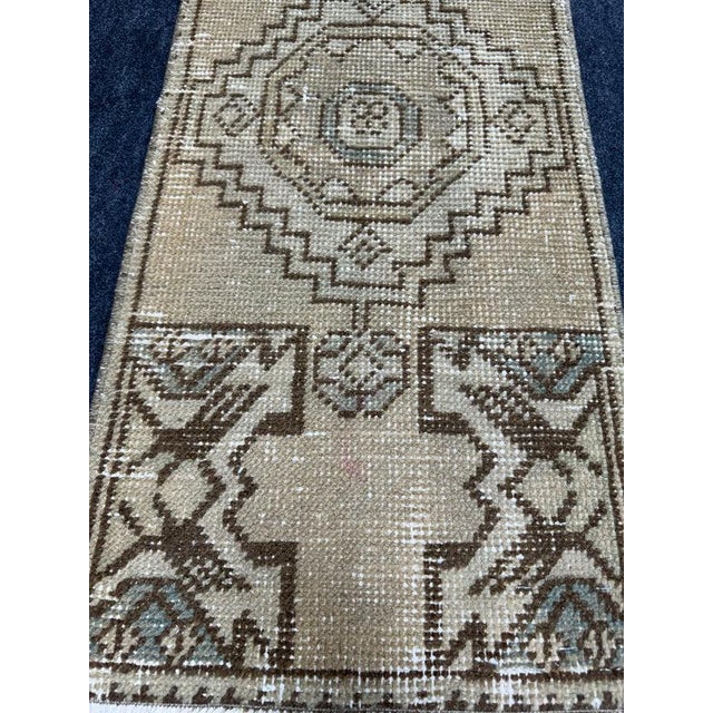 Contemporary Turkish Yastik Rug 1'4" x 3'1" For Sale - Image 3 of 5