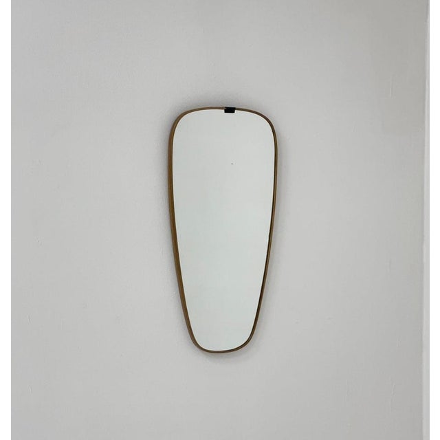 Mid-Century Asymmetric Kidney Wall Mirror by Schon Form, 1960s For Sale - Image 11 of 11