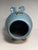 1980s Vintage Smith Studio Art Pottery Blue Ceramic Piggy Bank For Sale - Image 5 of 10