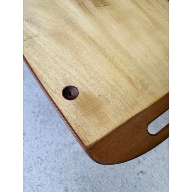 Mid-Century Modern Danish Serving Trolley by Johannes Andersen for Silkeborg, 1960s For Sale - Image 14 of 18