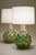 Bottle Green 1970s Matched Pair XL Bottle Green Glass Globe Rope Macrame Net Fish Float Coastal Tiki Table Lamps Nos "New-Old-Stock" Unused For Sale - Image 8 of 13