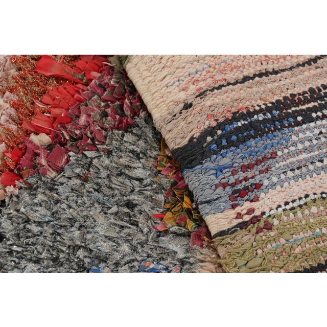 Textile Vintage Moroccan Runner Rug With Colorful Geometric Patterns, From Rug & Kilim For Sale - Image 7 of 7