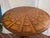 Late 20th Century Theodore Alexander Geometric Inlaid Wood Round Pedestal Dining/Entry Table For Sale - Image 5 of 17