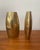 Metal Late 20th Century Pair of Solid Brass Vases For Sale - Image 7 of 11