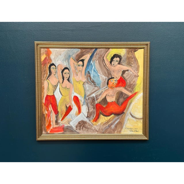 Roland Roos, Estraden, 2003, Oil Painting on Canvas, Framed For Sale - Image 17 of 18