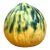 Vintage Yellow and Green Ceramic Gourd For Sale