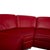 Ruby Red Leather Corner Sofa from Ewald Schillig For Sale - Image 4 of 15