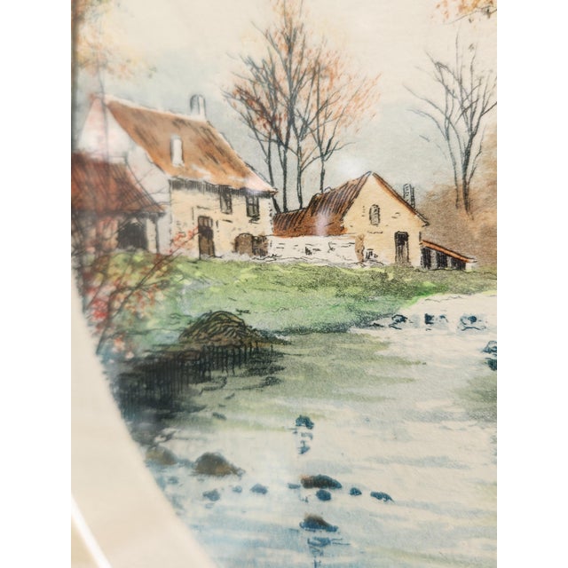 The Old Mill, 1920s, Watercolor, Set of 2 For Sale - Image 10 of 18