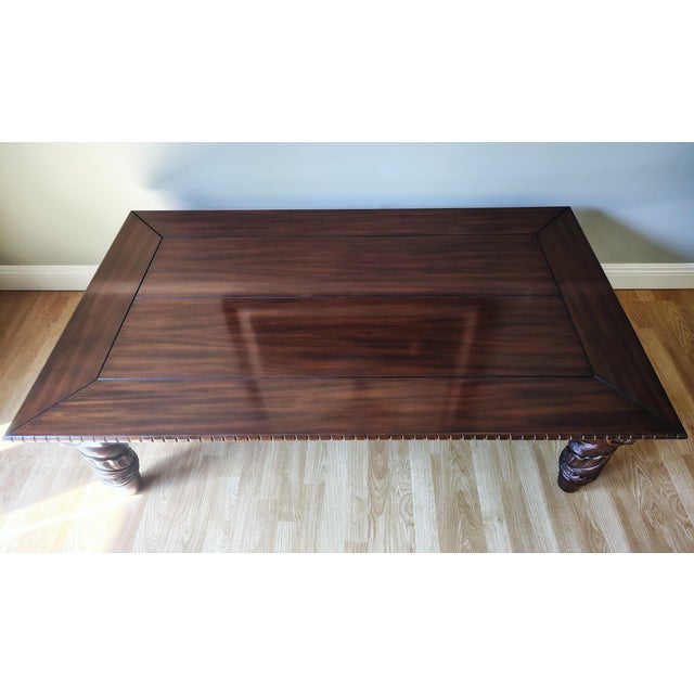1990s Vintage Ralph Lauren Dutton Safari Cocktail Coffee Table For Sale - Image 5 of 18