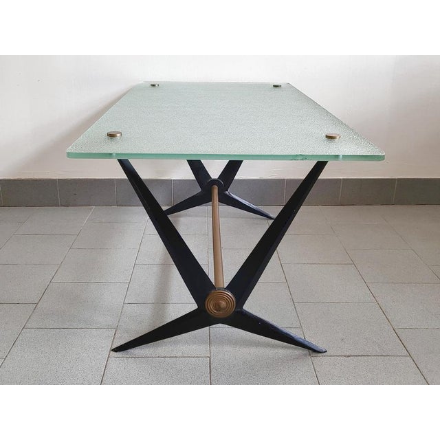 Mid-Century Coffee Table in Steel by Angelo Ostuni, 1950s For Sale - Image 14 of 16