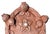 Little italian terracotta wall fountain in two pieces 21stcentury patinated terracotta beautiful tulip-shaped vase with a...