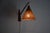 Mid-Century Teak and Rattan Swing Arm Wall Lamp attributed to Temde, 1960s For Sale - Image 9 of 10