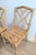 Vintage Chippendale Bamboo Chairs Natural Fretwork Cane Seat For Sale - Image 9 of 16