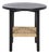 Rakoma 1 Shelf End Table in Black / Natural For Sale