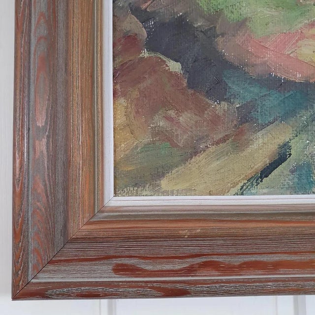 Berg, Houses, 1963, Oil on Canvas For Sale - Image 16 of 18
