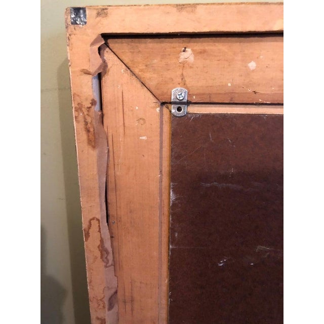 Large Mid Century Portrait of a Girl For Sale - Image 12 of 12