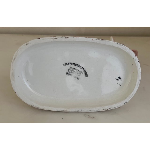 Vintage English Staffordshire Cow Creamer, C. 1900's For Sale - Image 12 of 12