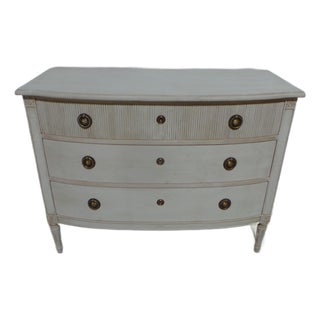 Swedish Gustavian Style 3 Drawer Chest of Drawers For Sale
