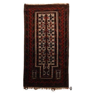 Antique Persian Baluch Rug- 2′2″ × 4′ For Sale