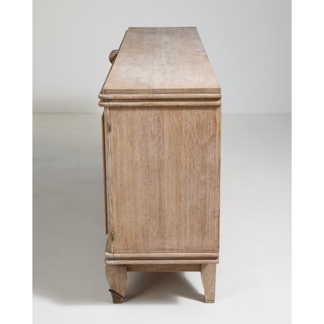 French 1940s Oak Buffet, Antique, France, Circa 1940 For Sale - Image 10 of 14