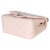 Pink Quilted Lambskin Mini Square Flap Bag For Sale In New York - Image 6 of 8