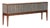 Lala Walnut Bronze Metal Sideboard by Reda Amalou Design For Sale