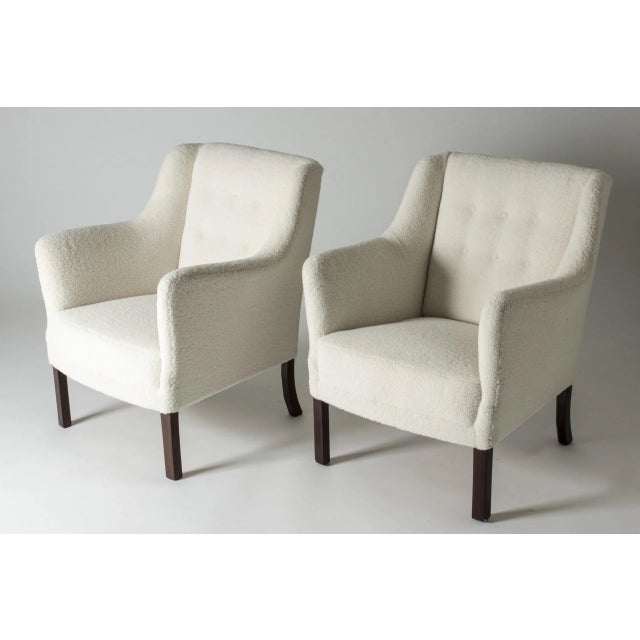 Set of Lounge Chairs by Einar Larsen For Sale - Image 4 of 11