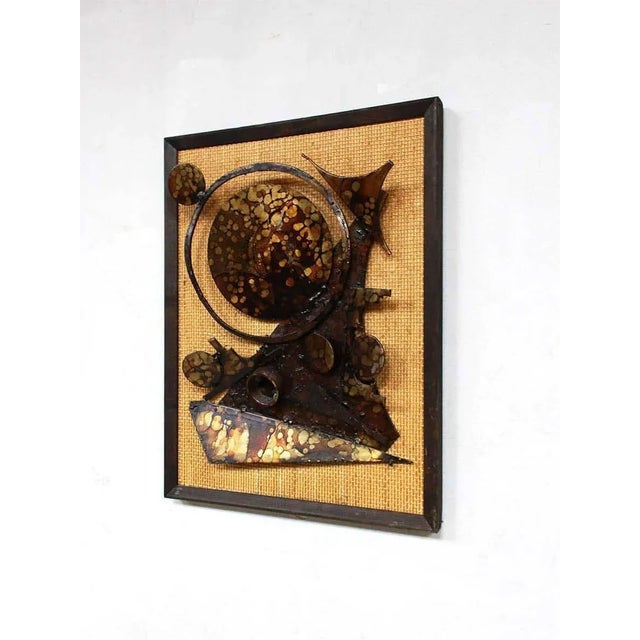 Vintage Brutalist Wall Art Sculpture by Henrik Horst For Sale - Image 5 of 6