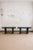 Green Lacquered Console Table with Leather Top and Brass Details, 1970s For Sale - Image 6 of 8