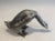 This very nice duck sculpture is made of silver plated bronze. This is a nicely chiseled bronze. This is a French work....