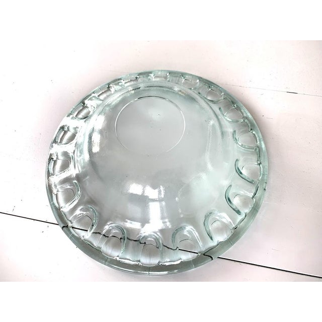 Spanish Openwork Glass Bowl, 1970s For Sale - Image 16 of 18