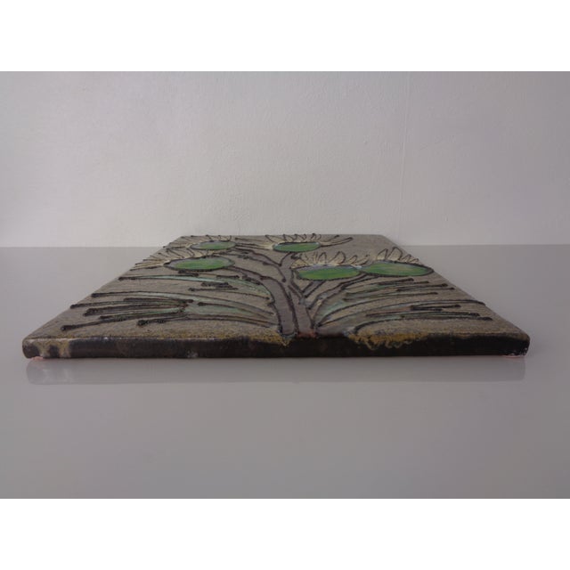 Vintage Ceramic 769 Wall Plaque from Ruscha, Germany, 1970s For Sale - Image 9 of 12