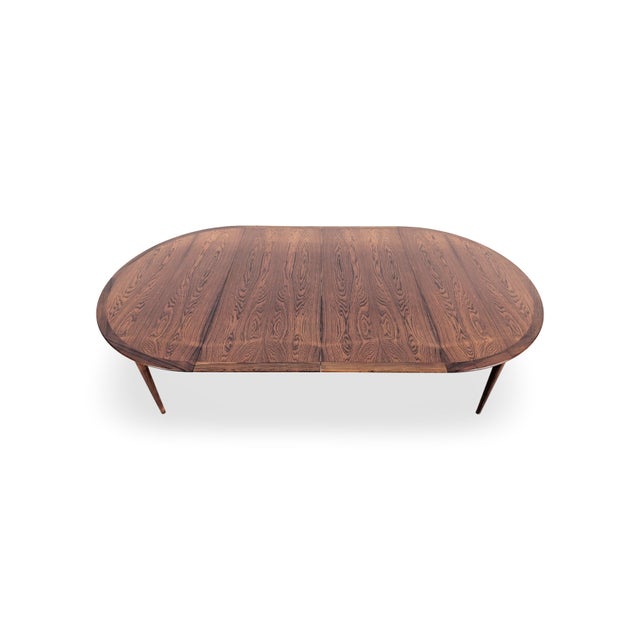 Wood Extendable Dining Table in Rosewood by Arne Vodder For Sale - Image 7 of 11