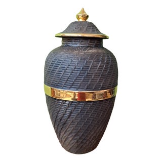 Vintage Ceramic Jar, 1980 For Sale