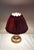1930s Art Deco German Table Lamp with Copper Base and Pink Tinted Glass Segments by Lamplove, 1930s For Sale - Image 5 of 8