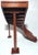 American Early 20th Century Decorative Arts Rectilinear Single Turn Model Staircase For Sale - Image 3 of 13