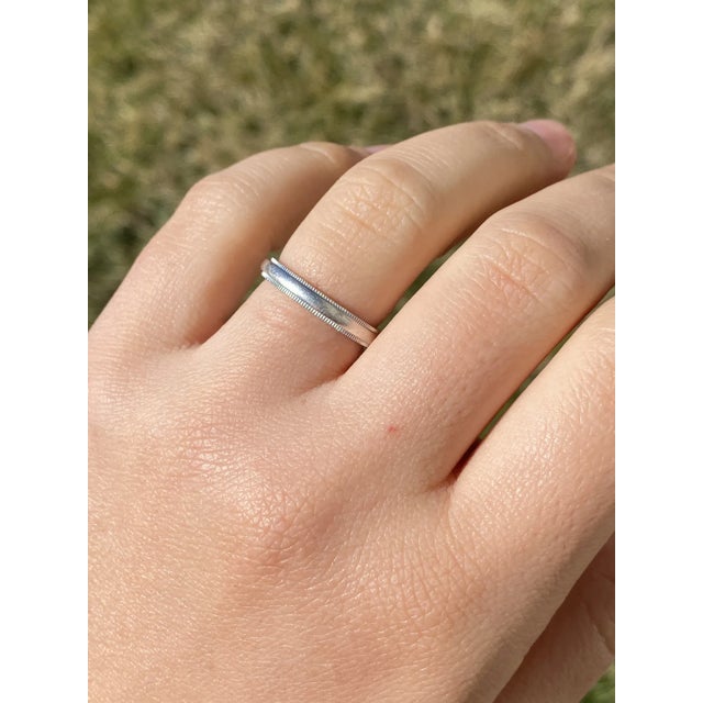 The Venado: Ladies Tiffany & Co. Platinum Eternity Wedding Band For Sale In Philadelphia - Image 6 of 7